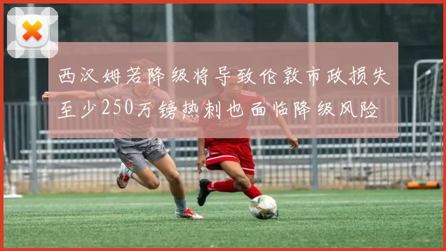 西汉姆若降级将导致伦敦市政损失至少250万镑热刺也面临降级风险